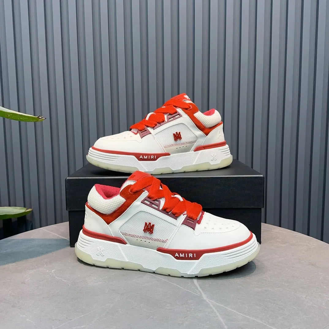 Men's shoes 💰660💰 AMIRI AMIRI trendy brand hot sale 🔥 Available all year round, couples 💑 Official website synchronization Imported fabrics 1⃣️ vs 1⃣️ replica, original factory special original sole, 35-45 (45. non-refundable)